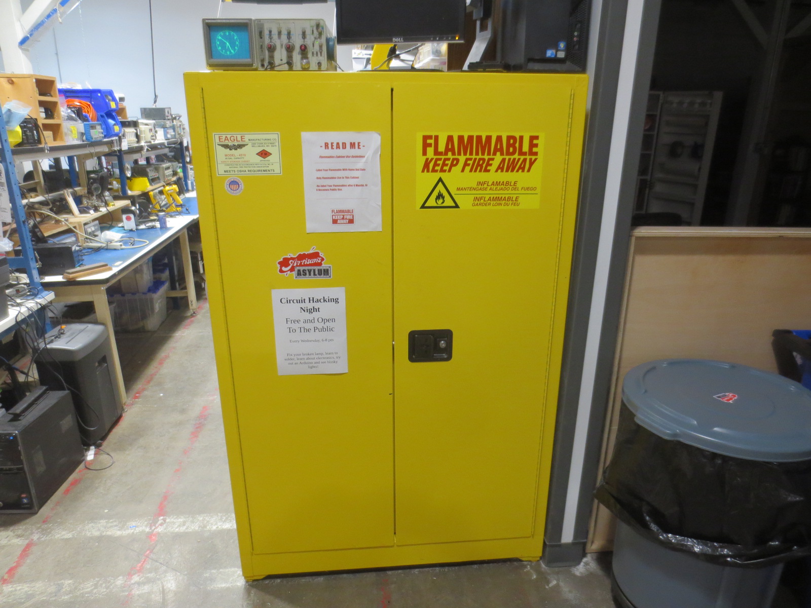 Flammables cabinet