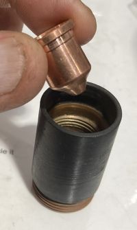 Nozzle into Cap