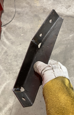 bracket welded