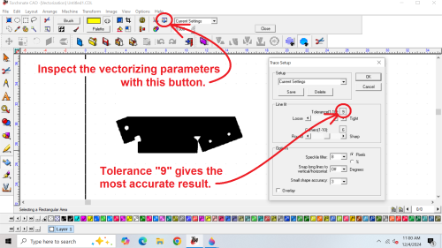 Accuscan settings