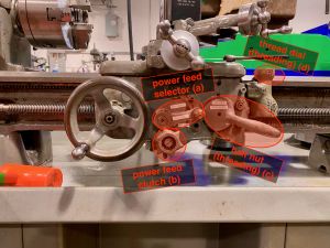 Overview of South Bend apron controls