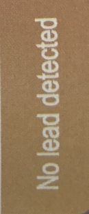 Pb swab color no lead