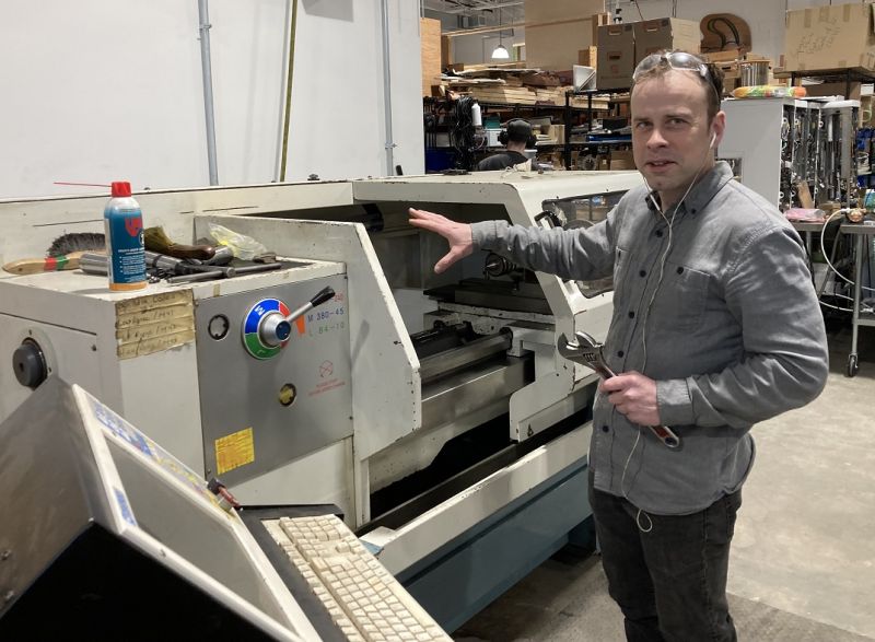 File:Lathe Millport with Max.jpg