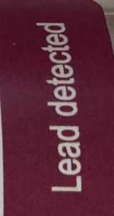 Pb swab color yes lead