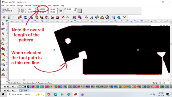 Vector outline
